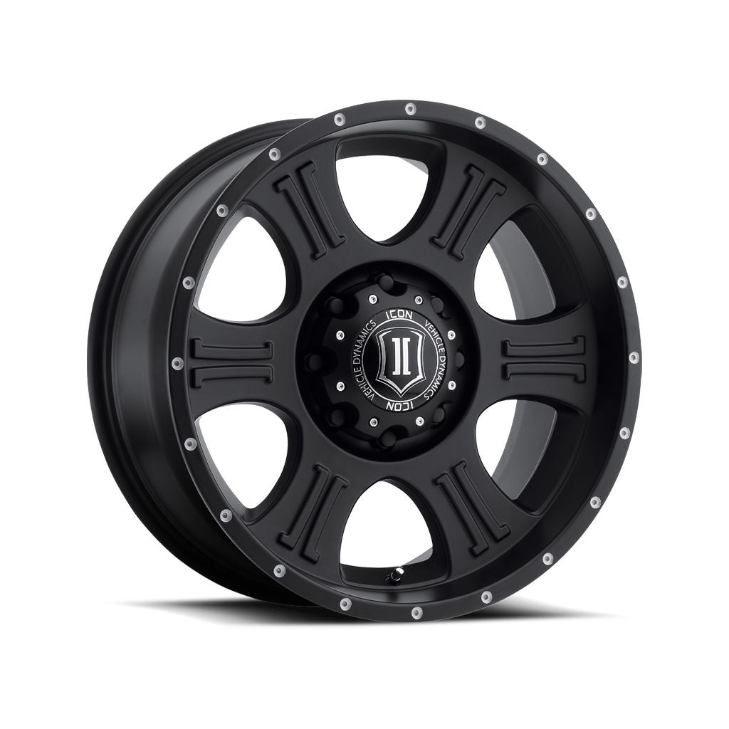 ICON ALLOYS SHIELD SAT BLK - 20 X 9 / 5 X 150 / 16MM / 5.625